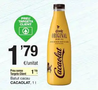 SPAR Fragadis Cacaolat Batut Cacau 1L oferta