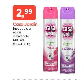 Suma Supermercados Casa Jardín Insecticida rosas o lavanda 600 ml. oferta