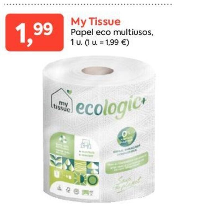 Suma Supermercados My Tissue Papel eco multiusos, 1 U. oferta