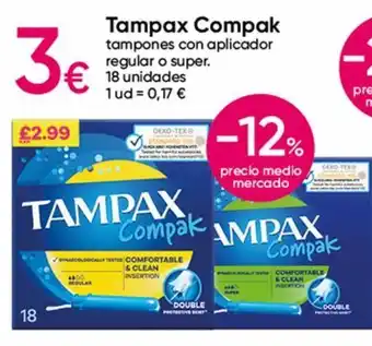 Pepco Tampones tampax oferta