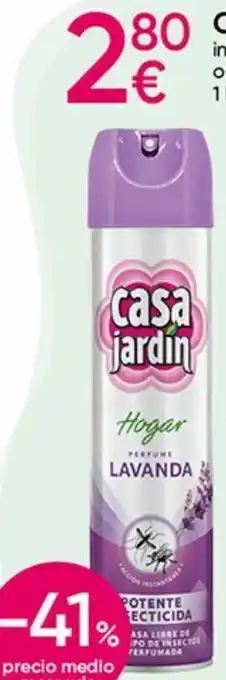 Insecticida casa jardín