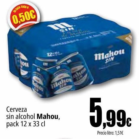 Unide Market Cerveza sin alcohol mahou oferta