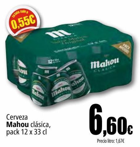 Unide Market Cerveza mahou clásica oferta