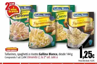 Unide Market Tallarines, spaghetti o risotto gallina blanca oferta
