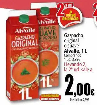 Unide Market Gazpacho original o suave alvalle oferta