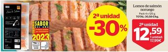 La Sirena Lomos de salmón oferta