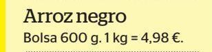 La Sirena Arroz negro oferta