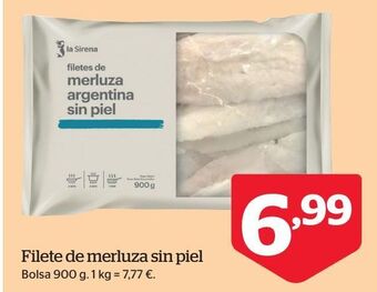La Sirena Filetes de merluza oferta