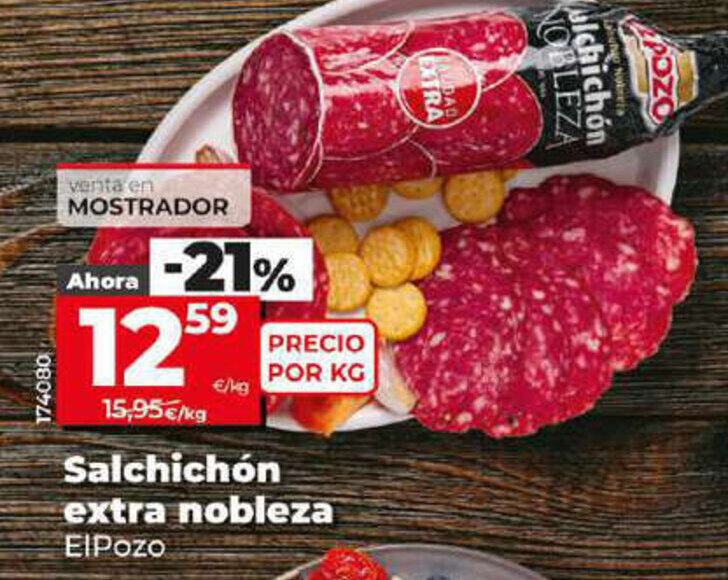 Dia Salchichón extra nobleza ElPozo oferta
