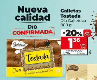 Dia Galleteca Tostada oferta