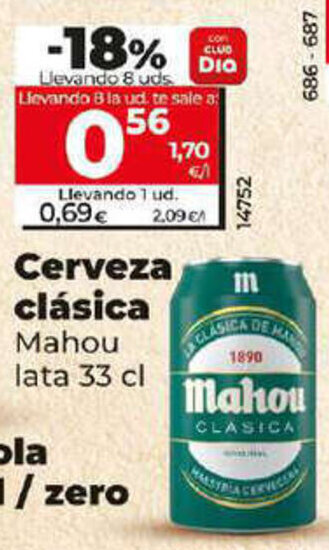 Dia Cerveza clásica oferta