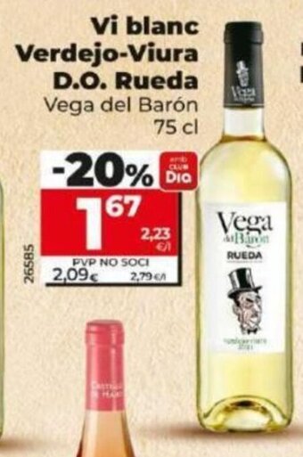 Dia Vi blanc Verdejo-Viura D.O. Rueda oferta