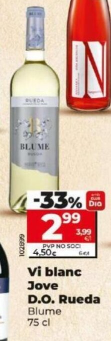 Dia Vi blanc Jove D.O. Rueda oferta
