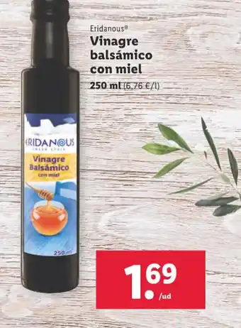 Lidl Vinagre balsámico con miel oferta