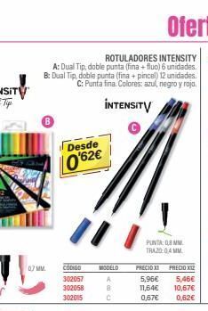 Carlin Rotuladores oferta