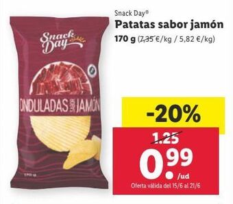 Lidl Patatas snack day oferta