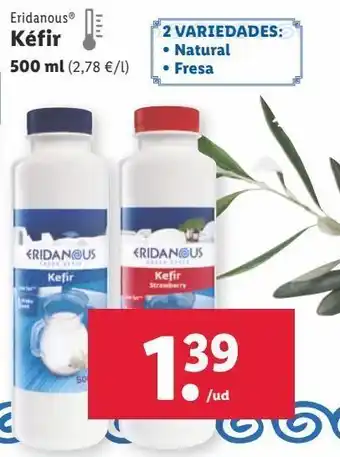 Lidl Kéfir eridanous oferta