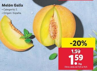 Lidl Melón oferta