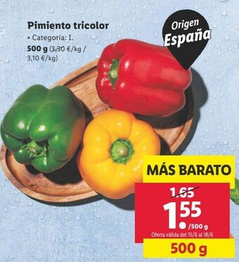 Lidl Pimientos oferta