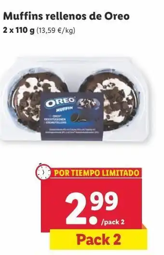 Lidl Muffins oreo oferta