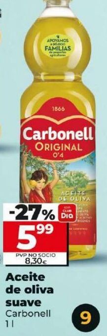 Dia Aceite de oliva suave oferta