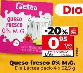 Dia Queso fresco 0% m.g. oferta