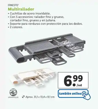 Lidl ERNESTO Multirallador oferta
