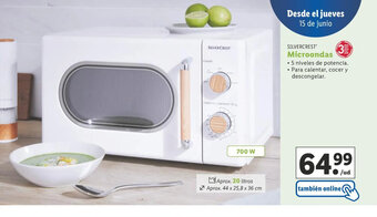 Lidl SILVERCREST Microondas oferta