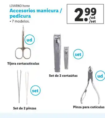 Lidl LIVARNO home Accesorios manicura / pedicura oferta