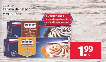 Lidl MCENNEDYⓇ Tarrina de helado oferta
