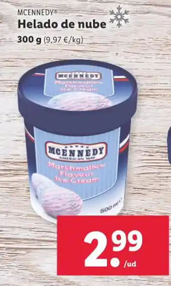 Lidl MCENNEDYⓇ Helado de nube oferta