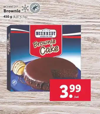 Lidl MCENNEDYⓇ Brownie oferta