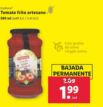 Lidl Freshona® Tomate frito artesano oferta