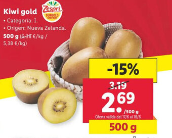 Lidl Kiwi gold oferta