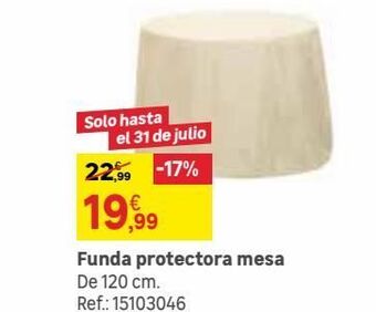 Leroy Merlin Funda protectora mesa oferta