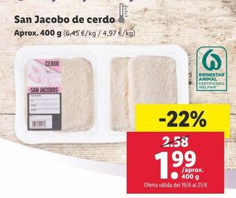 Lidl San jacobos oferta
