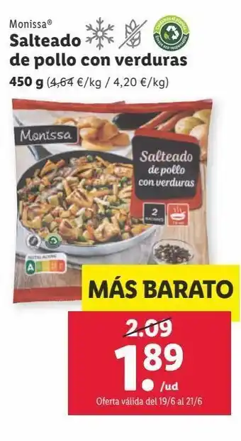 Lidl Salteados monissa oferta