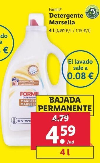 Lidl Detergente formil oferta