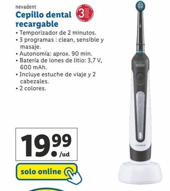 Lidl Cepillo de dientes nevadent oferta