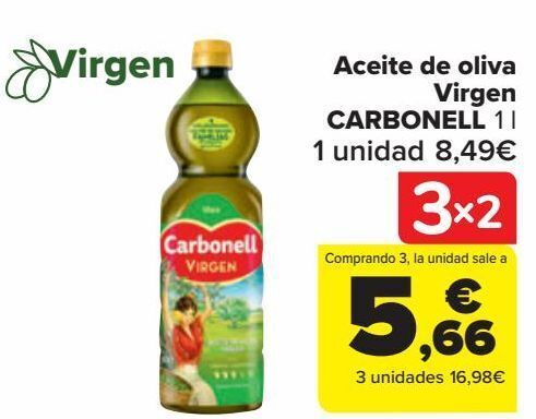 Carrefour Aceite de oliva virgen carbonell oferta