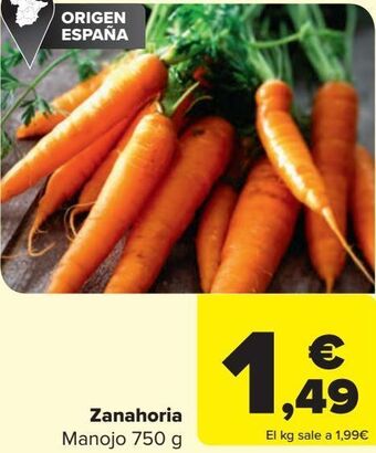 Carrefour Zanahoria oferta