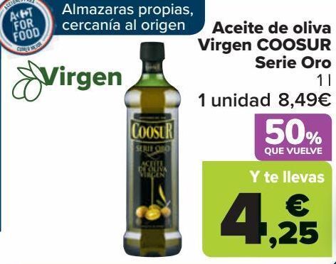 Carrefour Aceite de oliva virgen coosur oferta
