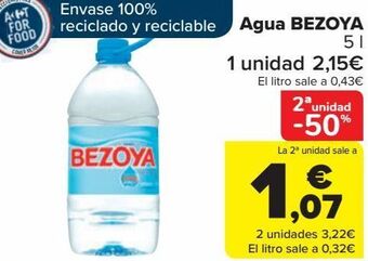 Carrefour Agua bezoya oferta