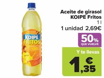 Carrefour Aceite de girasol koipe fritos oferta