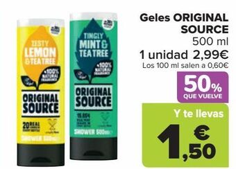 Carrefour Geles original source oferta