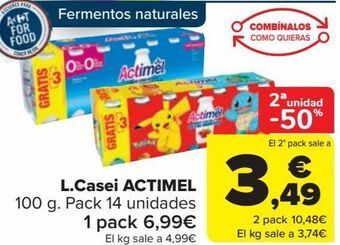 Carrefour L.casei actimel oferta