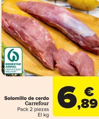Carrefour Solomillo de cerdo carrefour oferta