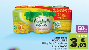 Carrefour Maíz dulce bonduelle oferta