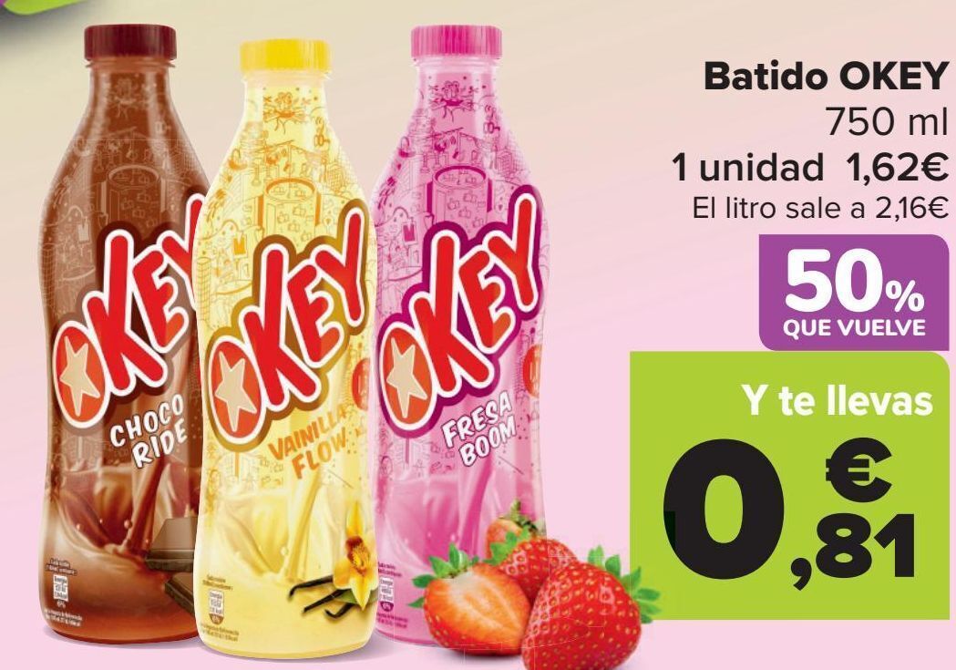 Carrefour Batido okey oferta
