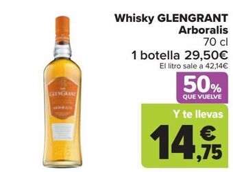 Carrefour Whisky glengrant arboralis oferta